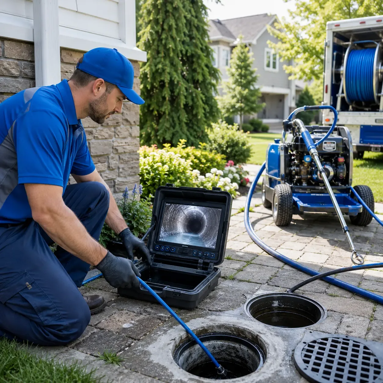 Outdoor drain cleaning professionals serving Neches, TX